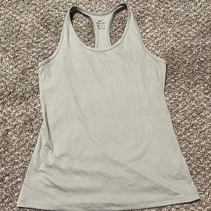 Grey Nike Dri-Fit Tank-Top